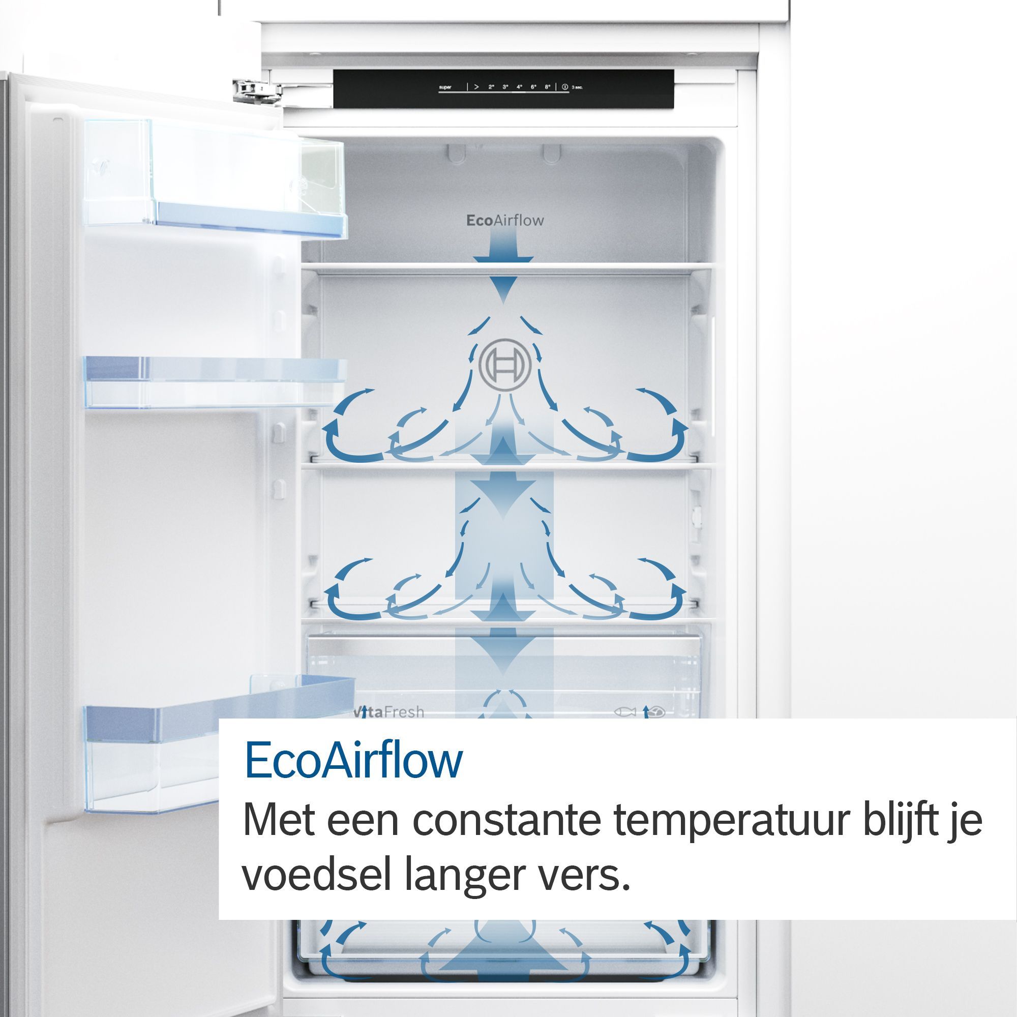Bosch - KIR31VFE0 Inbouw koelkasten rond 102 cm