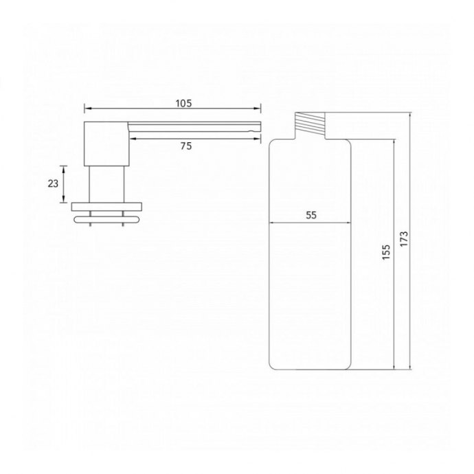 Caressi - CA203I Zeepdispensers