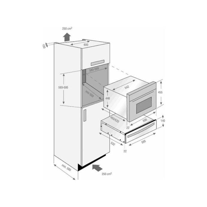 Beko - BDRW11400FX Serviesverwarmers