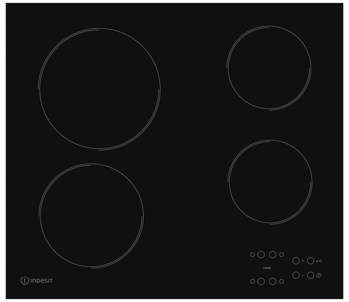 Indesit RI161C Keramische kookplaat
