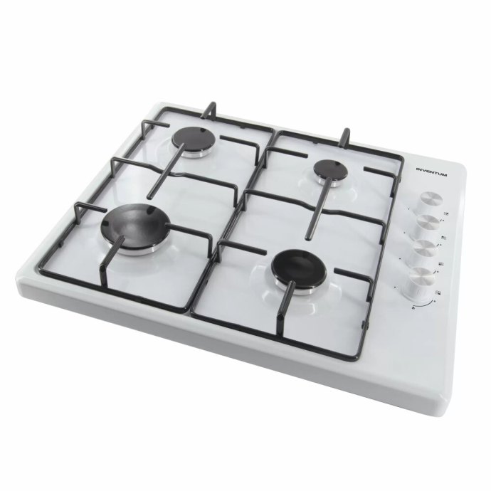 Inventum VKG6008WIT Vrijstaande kookplaat