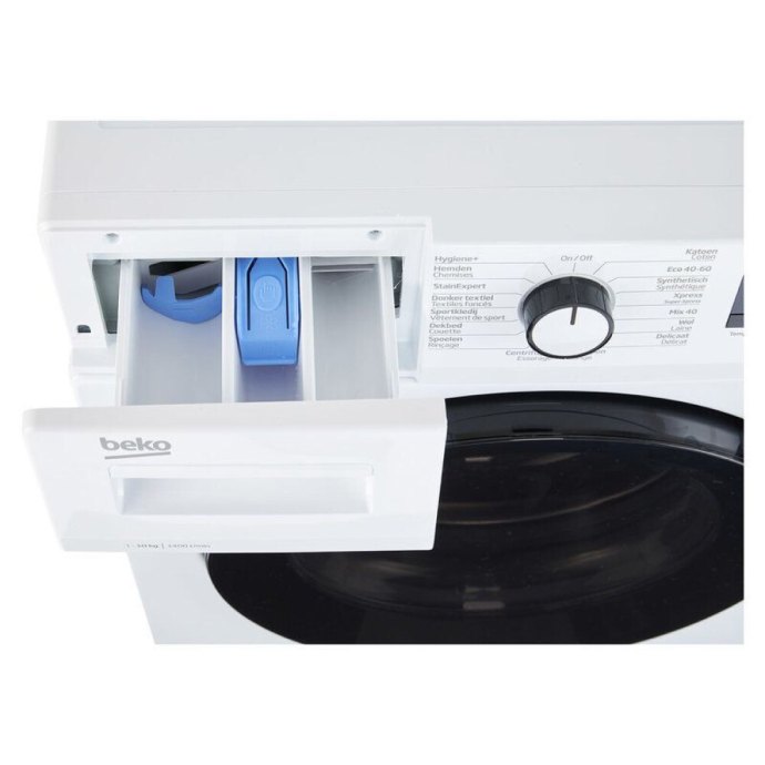 Beko - WTV10725XCW1 Vrijstaande wasmachines