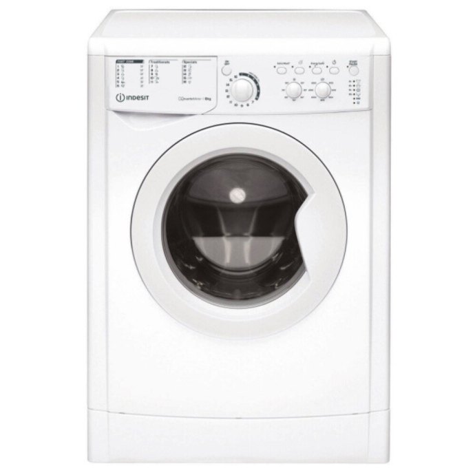 Indesit EWC81483WEUN Vrijstaande wasmachines