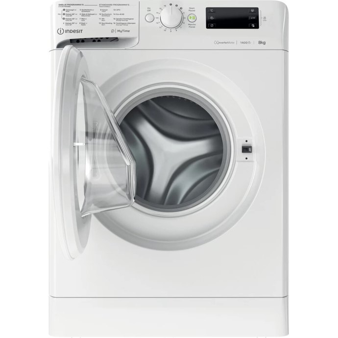 Indesit MTWE81483WBE Vrijstaande wasmachines