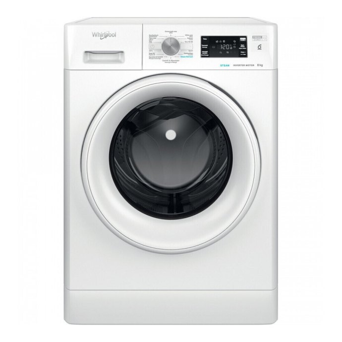 Whirlpool FFBBE8458WEV Vrijstaande wasmachines